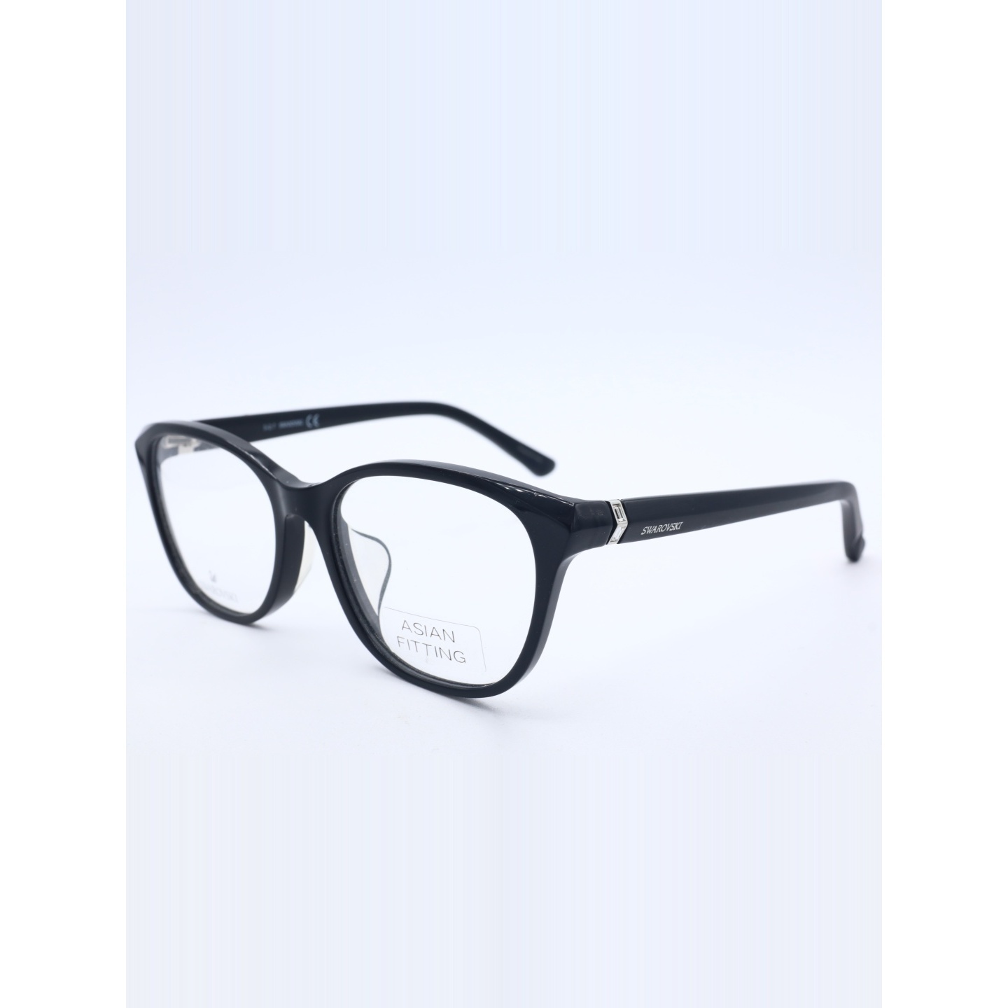 Swarovski Sw 5234D 001 Black Womens Semi Cat Eye Eyeglasses 5317140